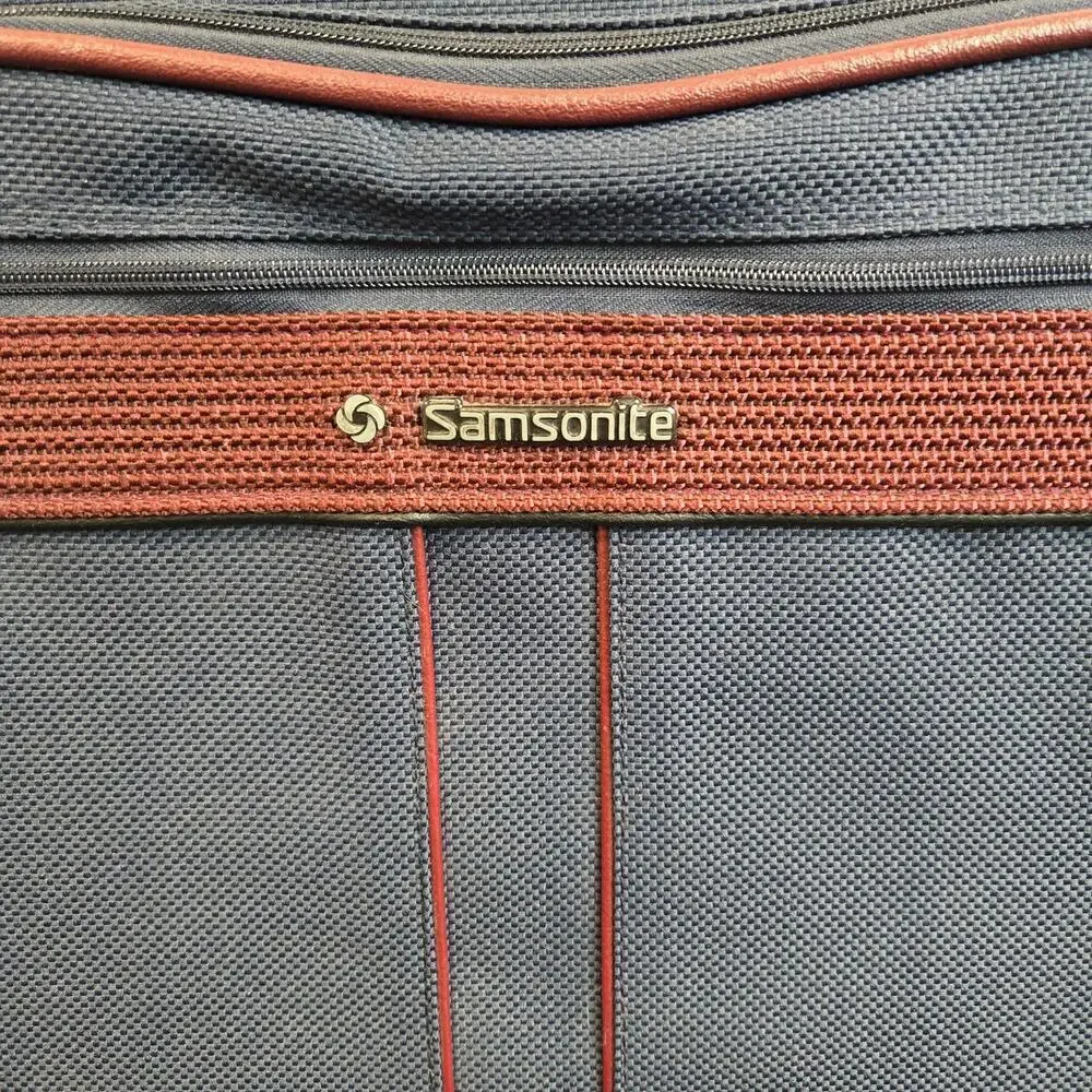 Vtg Samsonite Silhouette 4 Canvas Travel Case Bag Briefcase Carry-on 1980s